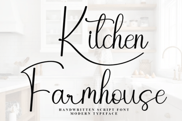 Kitchen Farmhouse Font - Featured Image