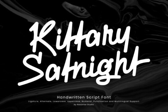 Kittary Satnight Font - Featured Image