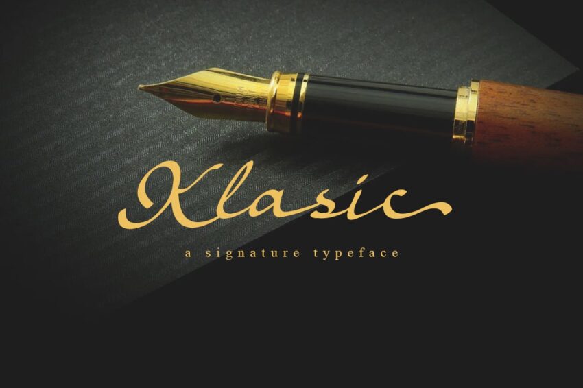 Klasic Script Font - Featured Image