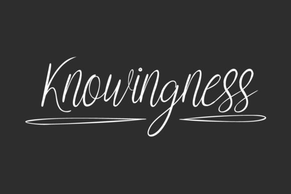Knowingness Font - Featured Image
