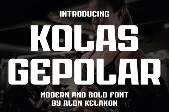 Kolas Gepolar Font - Featured Image