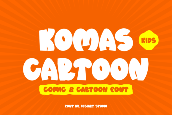 Komas Cartoon Font - Featured Image
