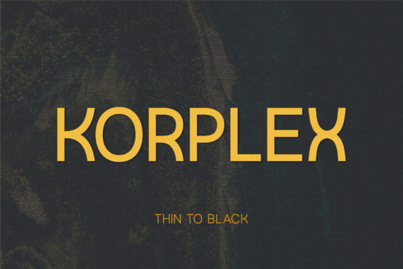 Korplex Font - Featured Image