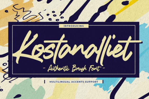 Kostanalliet Font - Featured Image