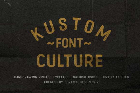 Kustom Culture Font - Featured Image