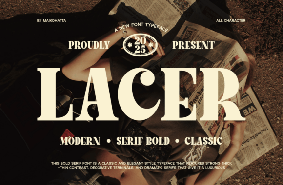 Lacer Font - Featured Image