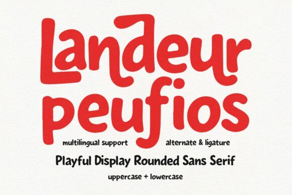 Landeur Peufios Font - Featured Image