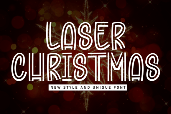Laser Christmas Font - Featured Image