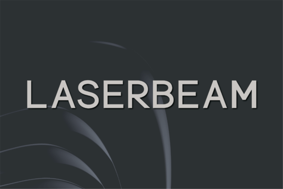 Laserbeam Font - Featured Image