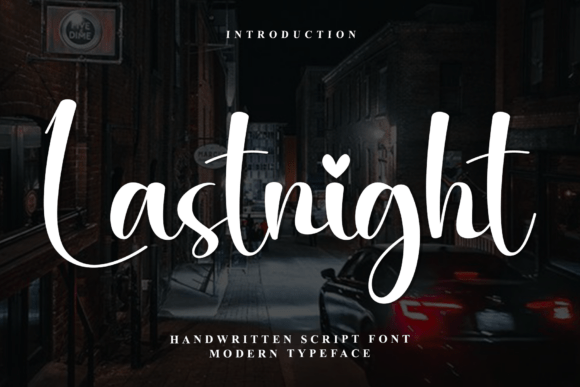Lastnight Font - Featured Image