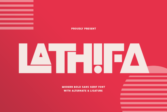 Lathifa Font - Featured Image