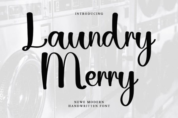 Laundry Merry Font - Featured Image