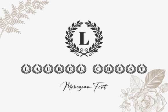 Laurel Crest Font - Featured Image