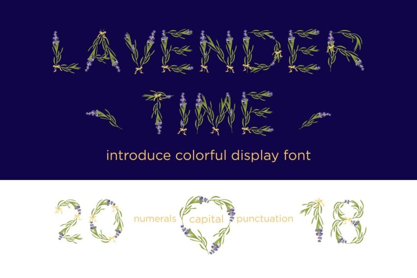 Lavender Time Font - Featured Image