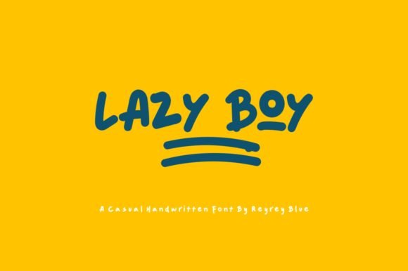 Lazy Boy Font - Featured Image