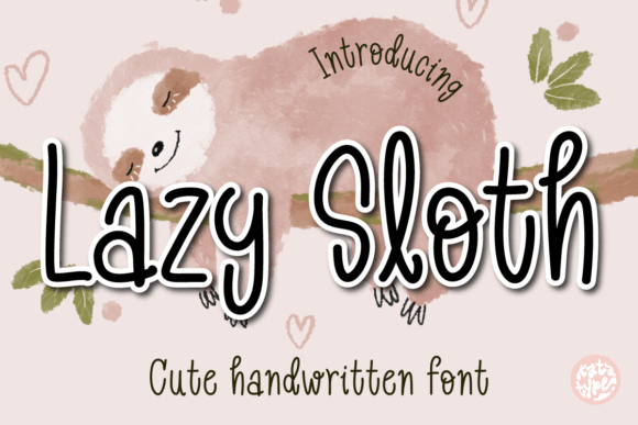 Lazy Sloth Font - Featured Image