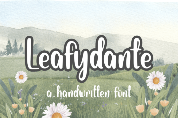 Leafydante Font - Featured Image