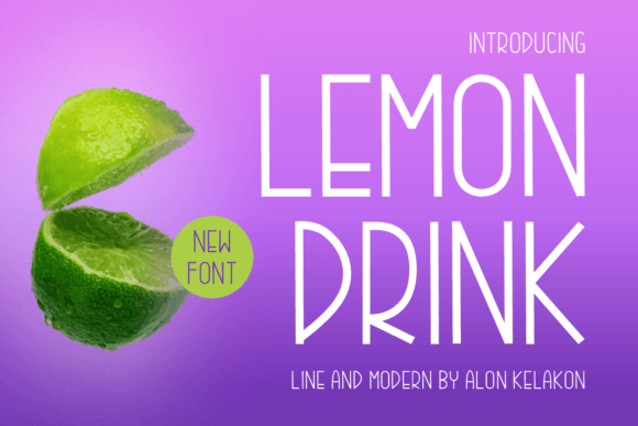 Lemon Drink Font - Featured Image