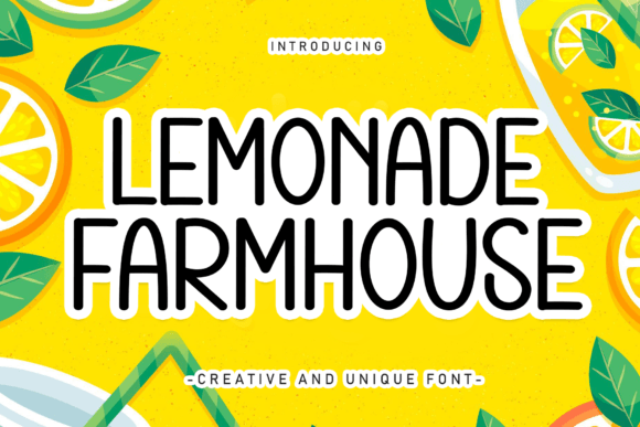 Lemonade Farmhouse Font - Featured Image