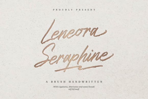 Leneora Seraphine Font - Featured Image