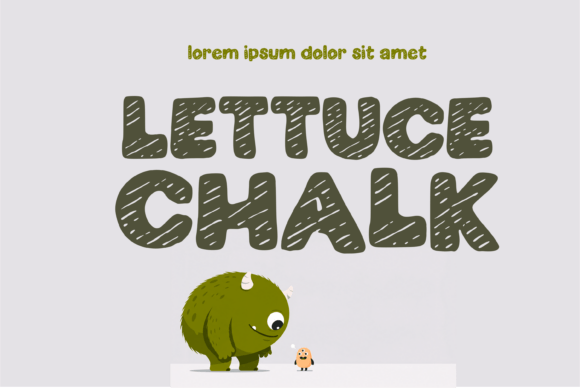 Lettuce Chalk Font - Featured Image