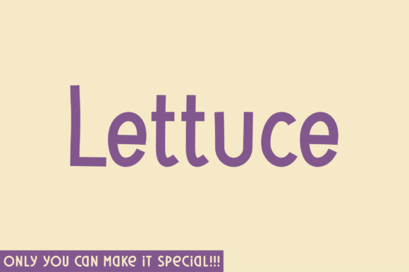 Lettuce Font - Featured Image