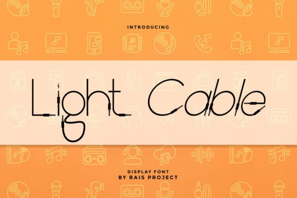 Light Cable Font - Featured Image