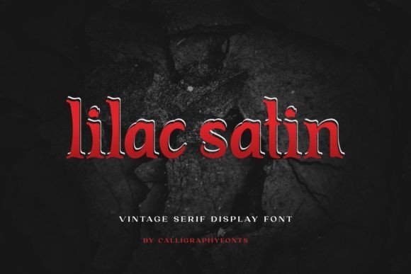 Lilac Satin Font - Featured Image