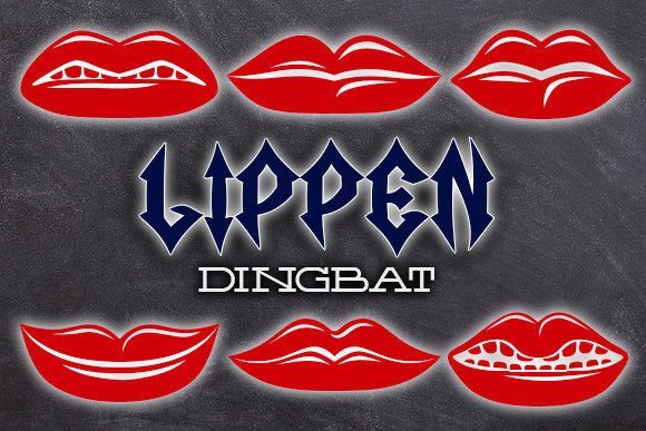 Lippen Font - Featured Image