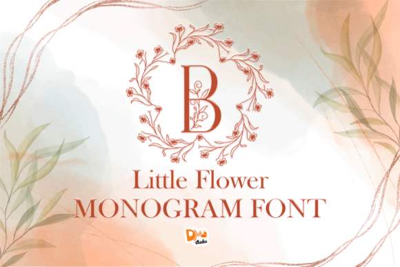 Little Flower Monogram Font - Featured Image