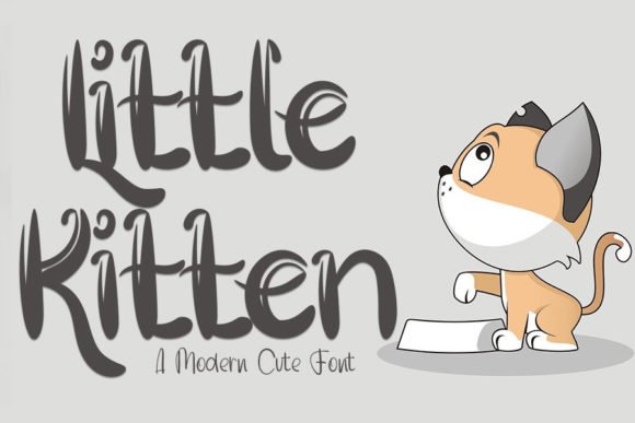 Little Kitten Font - Featured Image