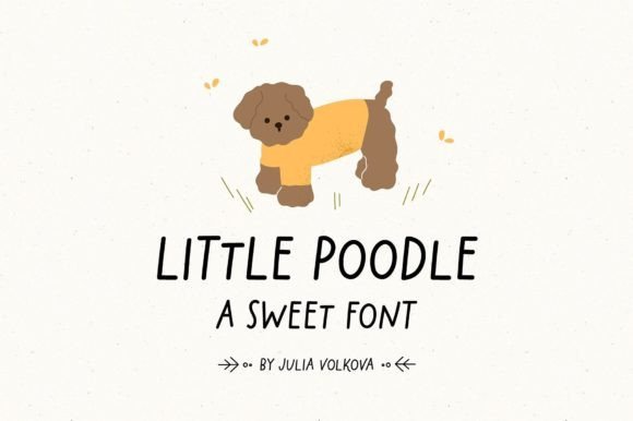 Little Poodle Font - Featured Image