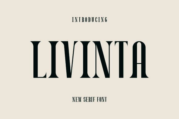 Livinta Font - Featured Image