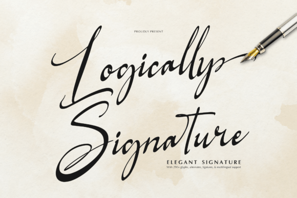 Logically Signature Font - Featured Image
