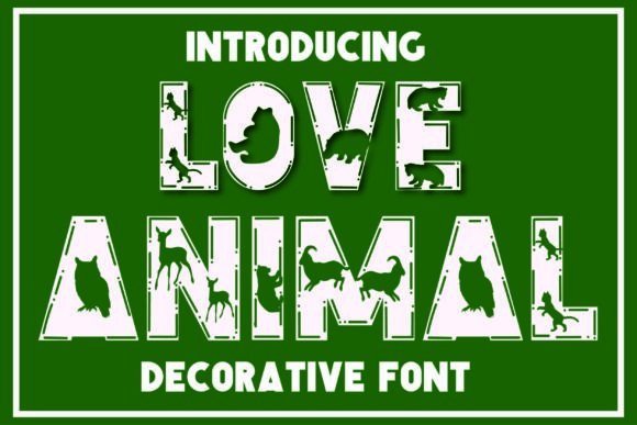 Love Animal Font - Featured Image