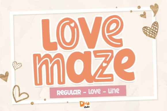 Love Maze Font - Featured Image