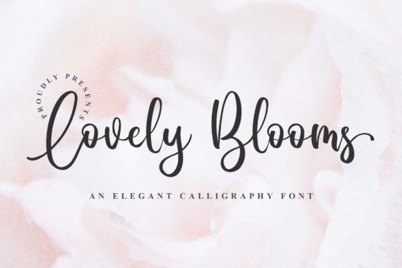 Lovely Blooms Font - Featured Image