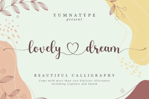 Lovely Dream Font - Featured Image