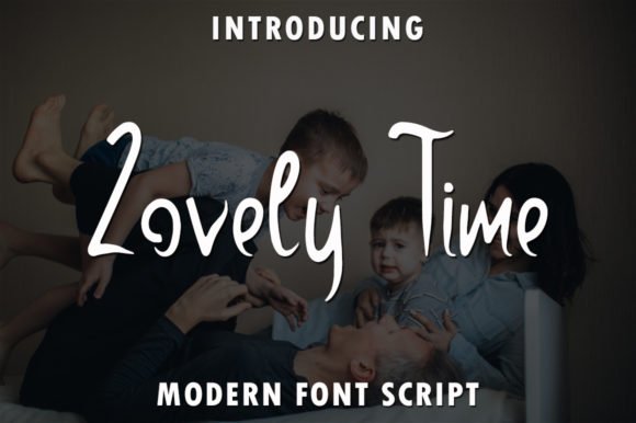 Lovely Time Font - Featured Image