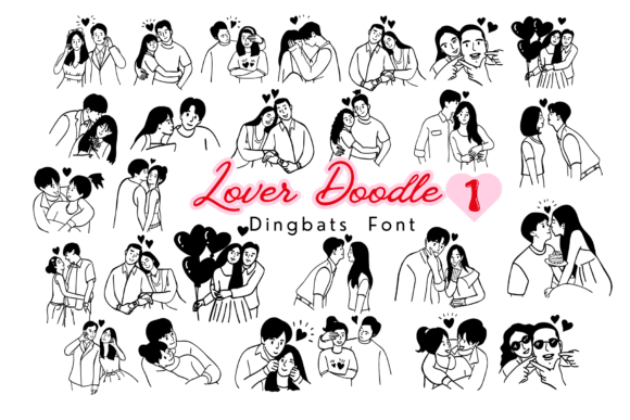 Lover Doodle 1 Font - Featured Image