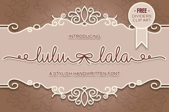 Lulu-Lala Font - Featured Image