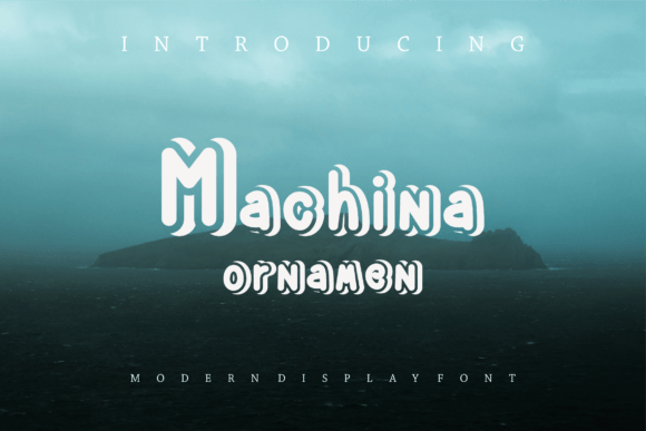 Machina Ornamen Font - Featured Image