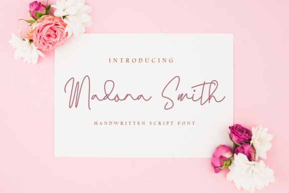 Madona Smith Font - Featured Image
