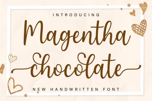 Magentha Chocolate Font - Featured Image