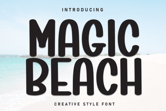 Magic Beach Font - Featured Image