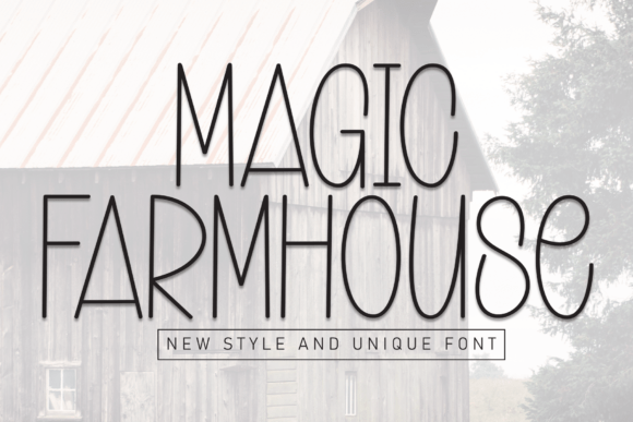 Magic Farmhouse Font - Featured Image