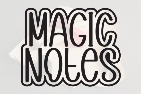Magic Notes Font - Featured Image