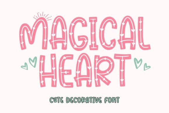 Magical Heart Font - Featured Image