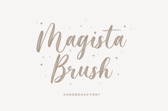 Magista Brush Font - Featured Image