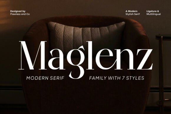 Maglenz Font - Featured Image